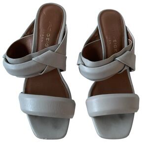 Kurt Geiger Gray Strappy Kitten Heel Sandals Women’s 5.5 EU 35.5